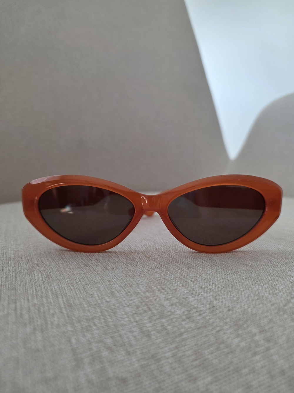 Burnt Orange Subtlw Cat-Eye Sunglasses